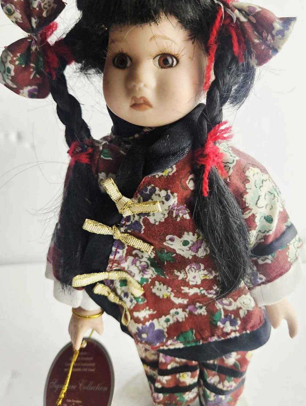 Barbara Lee Signature Collection Petite Porcelains Asian Japan Doll 8